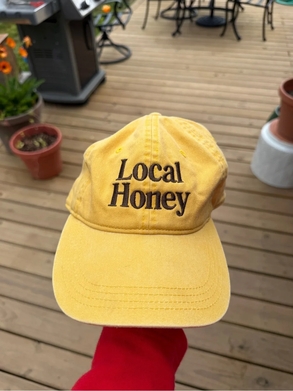 Local Honey Yellow Baseball Cap - Casual Cotton Hat